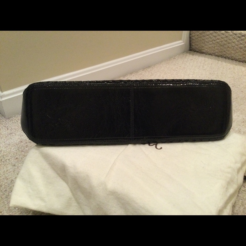 Cole Haan black patent satchel - Picture 10 of 14
